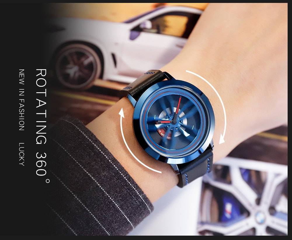 Rotating Car Wheel Wrist Watch for Men - Premium Watches from Dressmycell.com - Just $40.00! Shop now at Dressmycell.com Rotating Car Wheel Wrist Watch for Men - Premium Watches from Dressmycell.com - Just $40.00! Shop now at Dressmycell.com